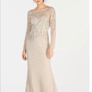 Embellished Illusion Gown